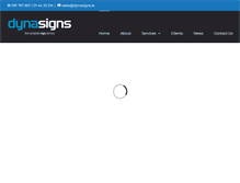 Tablet Screenshot of dynasigns.ie